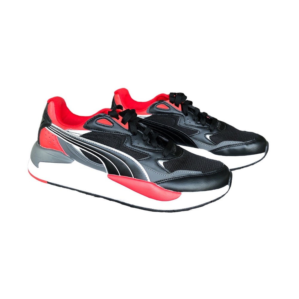 Puma Ferrari X-Ray Speed Shoes Black/Red/White/Gray/Silver Sz 11.5